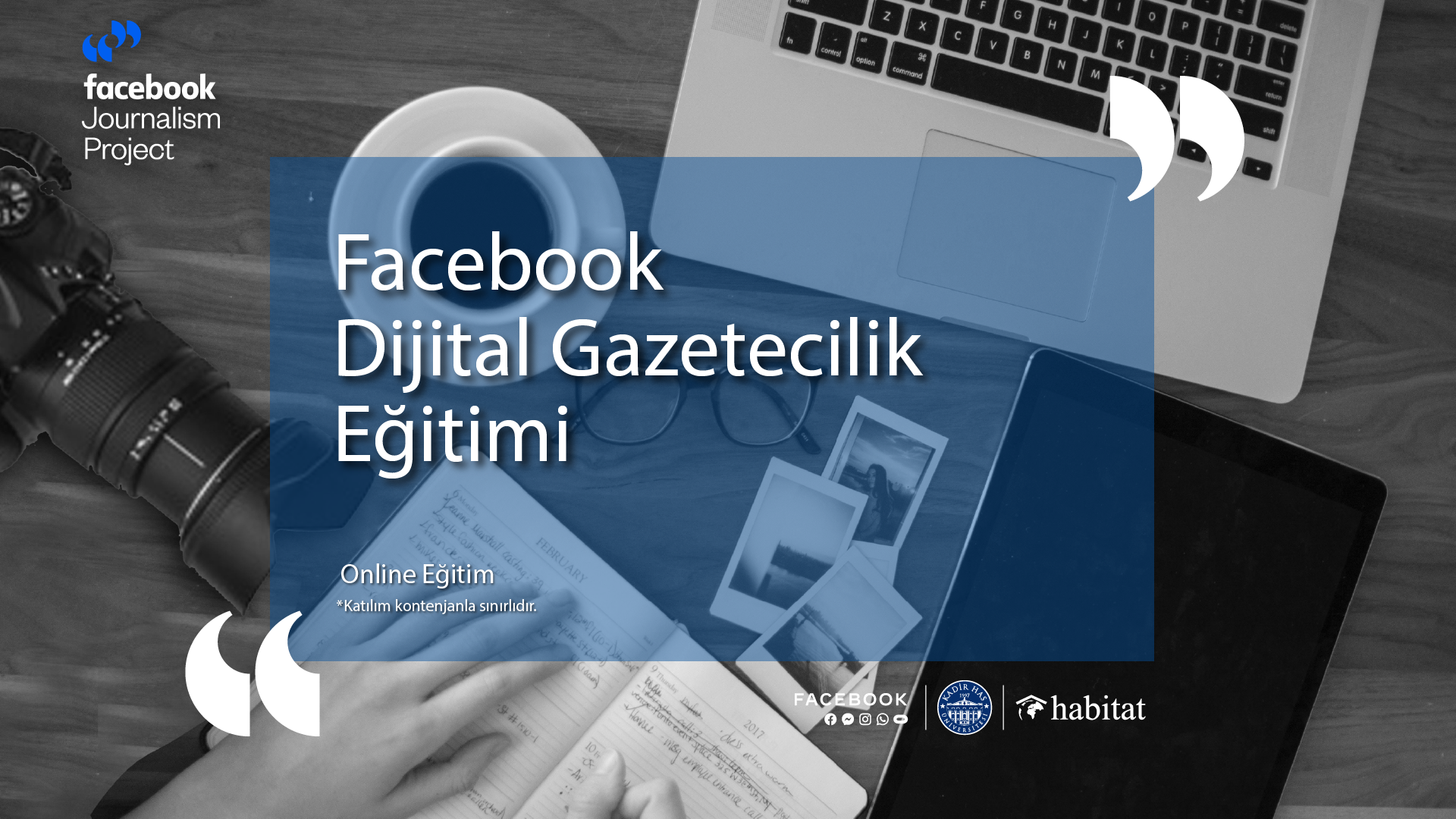 Facebook Dijital Gazetecilik Projesi Çevrimiçi Eğitimi
