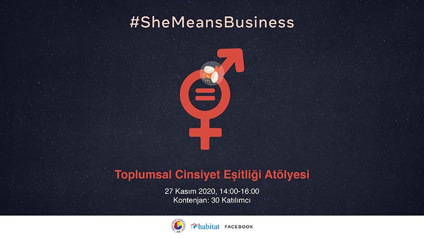 #SheMeansBusiness Projesi Online Toplumsal Cinsiyet Eşitliği Atölyesi